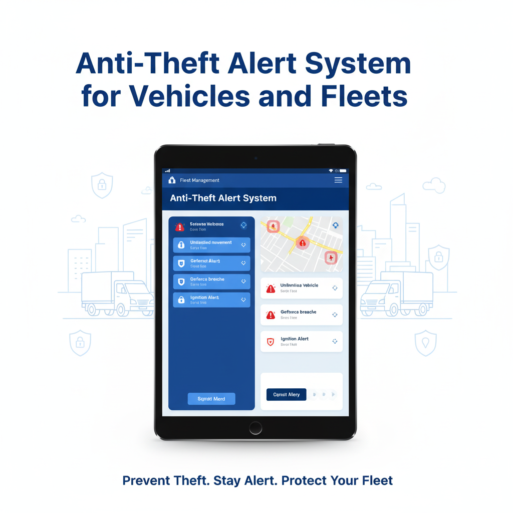 Eva2z Fleet Dashboard – Anti-Theft Alert System